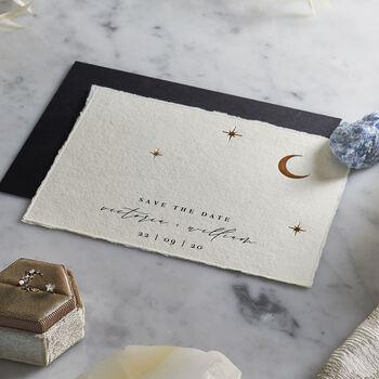 Celestial Moon And Stars Save The Dates, 2 of 6