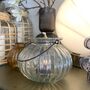 Ribbed Glass Hanging Lantern, thumbnail 3 of 6