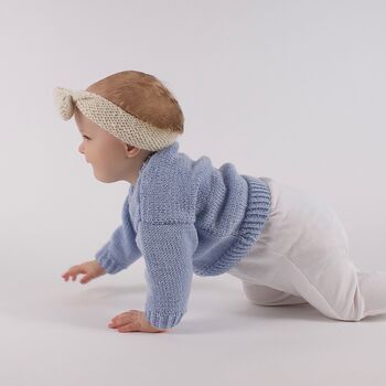 Baby Cardigan Knitting Kit, 3 of 12