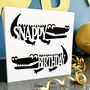 'Snappy Birthday' Crocodile Card, thumbnail 2 of 4