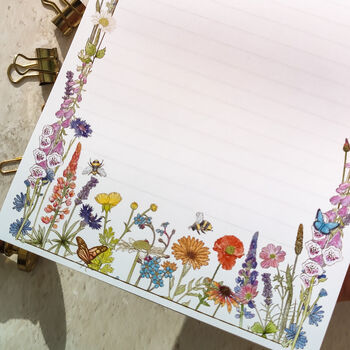 Cottage Garden Wildflower A5 Notepad, 5 of 6