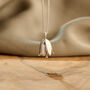 Harebell Silver And Solid 18ct Gold Necklace, thumbnail 1 of 9