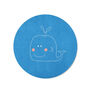 Abstract Animal Mouse Pad – Round Desk Mat Gift, thumbnail 1 of 3