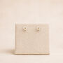 Sterling Silver Daffodil Stud Earrings, thumbnail 3 of 12