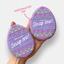 Personalised Secret Message Easter Egg Iced Biscuit Letterbox Gift, thumbnail 3 of 12