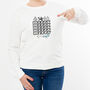 Merry Merry Drunk Christmas Jumper In White, thumbnail 1 of 3