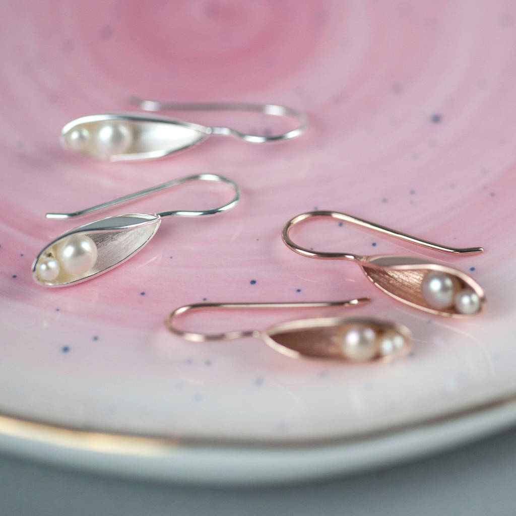 Two Peas In A Pod Earrings By Oh So Cherished