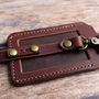Leather ID Holder With Personalised Lanyard, thumbnail 3 of 9