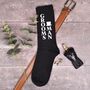 Personalised Name Groom Wedding Day Socks, thumbnail 4 of 4