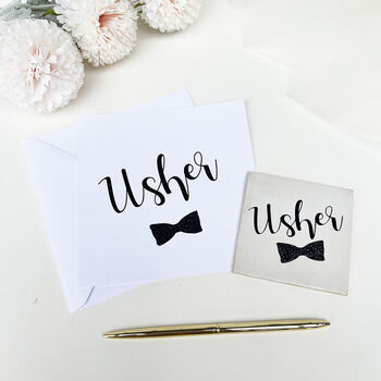 Usher Wedding Card, 3 of 6