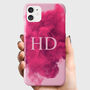 Personalised Pink Ink Dye Phone Case, thumbnail 1 of 6