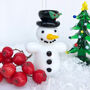 Set Of Three Glass Christmas Characters, thumbnail 4 of 4