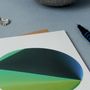 Circular Light Print Greeting Card, thumbnail 2 of 2