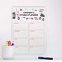Personalised Acrylic Weekly Fitness Planner – Pink Or Blue, thumbnail 1 of 2