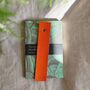 Personalised Orange Leather Bookmark, thumbnail 1 of 7