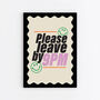 Personalised 'Please Leave By 9pm' Quote Print, thumbnail 7 of 8