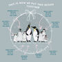 Penguin Family Portrait Print A4 Or A3, thumbnail 8 of 8