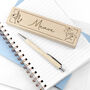 Personalised Wooden Floral Pen Set, thumbnail 1 of 5