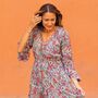 'Arianna' Floral Maxi Dress, thumbnail 5 of 7