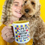 Life Is Better With My Dog Checkerboard Mug, thumbnail 5 of 10