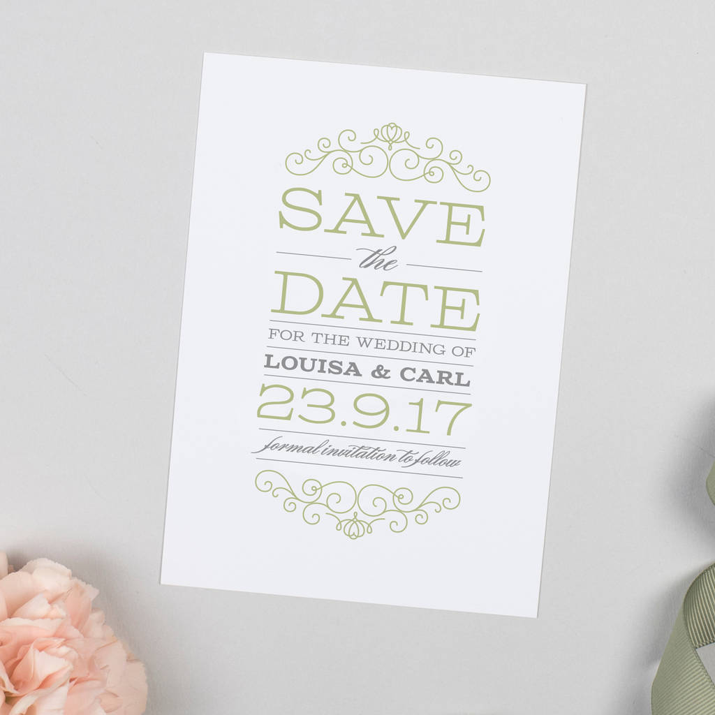 Eva Wedding Save The Date Cards, 1 of 3