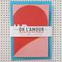 'Oh L'amour' Three Panel Fold Out Design, thumbnail 2 of 3