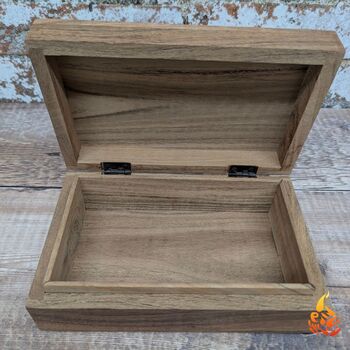 Wooden Gift For Mum, Tree Of Life Celtic Design Jewellery Box, 6 of 8