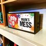 Personalised Light Box Play Room Mess, thumbnail 3 of 5