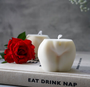 Extra Large Booty Bum Bottom Soy Wax Candle, 2 of 5