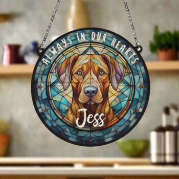 Rhodesian Ridgeback Memorial Suncatcher, 5 of 6