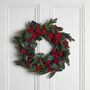 Red Berry Christmas Wreath, thumbnail 2 of 2