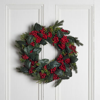 Red Berry Christmas Wreath, 2 of 2