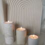 Pillar Candle Holders For Tealights With White Pot, thumbnail 4 of 4