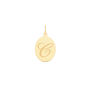 Oval Initial Pendant, thumbnail 8 of 12