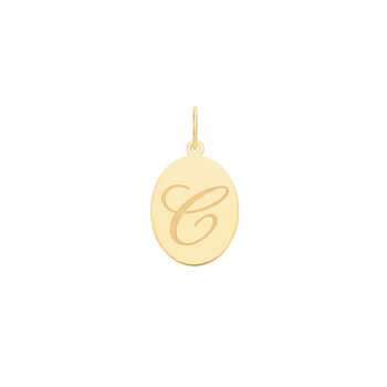 Oval Initial Pendant, 8 of 12