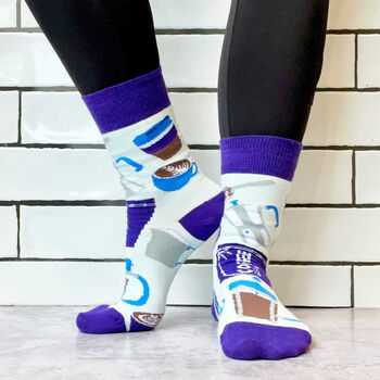 Coffee Illustrated Socks | British Made, 5 of 5