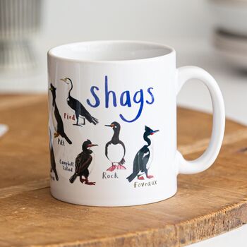 'Shags' Ceramic Bird Mug, 8 of 8