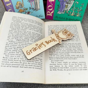 Personalised Owl Bookmark Childrens Gift Keepsake, 2 of 7