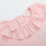 Isabelle Pink Collar Frill Top, thumbnail 3 of 11