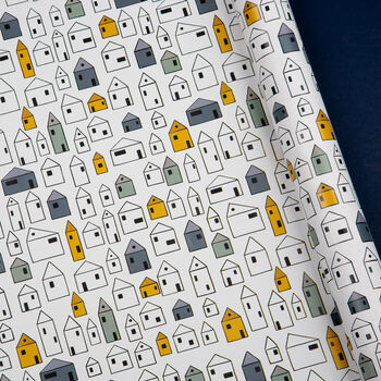Little Houses Wrapping Paper, 7 of 9