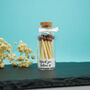 Personalised 5th Wood Anniversary Matchsticks Mini Bottle Gift, thumbnail 4 of 4