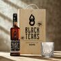 Personalised Black Tears Cuban Rum Gift Set With Glass – Gift For Him Or Her, thumbnail 1 of 7