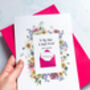 Personalised Floral Wife/Husband Birthday Card, thumbnail 6 of 9