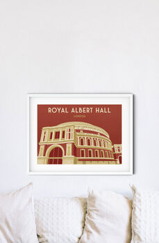 Royal Albert Hall London Travel Poster Art Print, 2 of 6