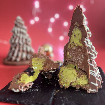 Pistachio Christmas Chocolate Tree, 2 of 3