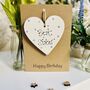 Personalised Sister Birthday Wooden Keepsake Card, thumbnail 3 of 5