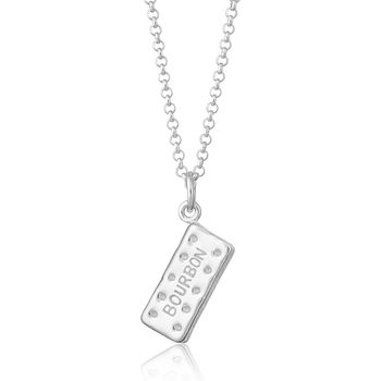 Personalised Bourbon Biscuit Charm Necklace, 11 of 11