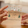 Personalised Merry Christmas Acrylic Plaque Gift, thumbnail 2 of 4