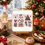 Christmas Folk Festive Embroidery Kit, thumbnail 1 of 12
