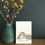 Leopard Love Hand Illustrated Mother's Day Card, thumbnail 3 of 4
